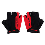 Maxbell GUB Cycling Gloves Gel Half Finger Shockproof Sport Gloves Black Red-M