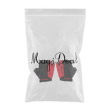 Maxbell GUB Cycling Gloves Gel Half Finger Shockproof Sport Gloves Black Red-M