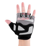 Maxbell GUB Cycling Gloves Gel Half Finger Shockproof Sport Gloves Black Red-M