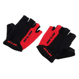 Maxbell GUB Cycling Gloves Gel Half Finger Shockproof Sport Gloves Black Red-M