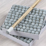 Maxbell 100 Pieces Slip-On Pool Billiard Cue Tips Snooker Stick Ferrules 13mm