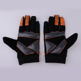 Maxbell Unisex Cycling Bike Full Finger Gloves Gel Padded Riding Glove Blue  XL