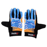 Maxbell Unisex Cycling Bike Full Finger Gloves Gel Padded Riding Glove Blue  XL
