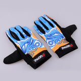 Maxbell Unisex Cycling Bike Full Finger Gloves Gel Padded Riding Glove Blue  XL