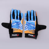 Maxbell Unisex Cycling Bike Full Finger Gloves Gel Padded Riding Glove Blue  XL