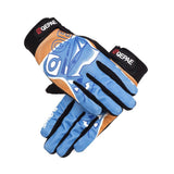 Maxbell Unisex Cycling Bike Full Finger Gloves Gel Padded Riding Glove Blue  XL