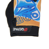 Maxbell Unisex Cycling Bike Full Finger Gloves Gel Padded Riding Glove Blue  XL