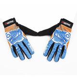 Maxbell Unisex Cycling Bike Full Finger Gloves Gel Padded Riding Glove Blue  XL