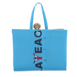 Maxbell Waterproof Shoes Storage Pouch Portable Zipper Tote Bag Blue