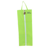 Maxbell Waterproof Shoes Storage Pouch Portable Zipper Tote Bag Fluorescent Green