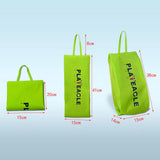 Maxbell Waterproof Shoes Storage Pouch Portable Zipper Tote Bag Fluorescent Green