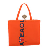 Maxbell Waterproof Shoes Storage Pouch Portable Zipper Tote Bag Orange