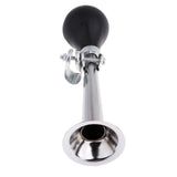 Maxbell Bike Cycling Air Horn Hooter Bell Straight Horn Squeeze Rubber Bulb Silver