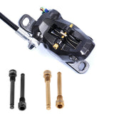 Maxbell 2 Pieces MTB Bike Bicycle Hydraulic Disc Brake Pad Plug Fixed Bolt M4 Black