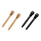 Maxbell 2 Pieces MTB Bike Bicycle Hydraulic Disc Brake Pad Plug Fixed Bolt M4 Black