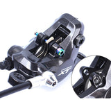 Maxbell 2 Pieces MTB Bike Bicycle Hydraulic Disc Brake Pad Plug Fixed Bolt M4 Gold