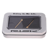 Maxbell 2 Pieces MTB Bike Bicycle Hydraulic Disc Brake Pad Plug Fixed Bolt M4 Gold