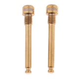 Maxbell 2 Pieces MTB Bike Bicycle Hydraulic Disc Brake Pad Plug Fixed Bolt M4 Gold