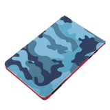 Maxbell PU Golf Scorecard Holder Training Book Cover with Pencil Camouflage Blue