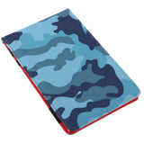 Maxbell PU Golf Scorecard Holder Training Book Cover with Pencil Camouflage Blue