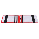 Maxbell PU Golf Scorecard Holder Training Book Cover with Pencil Camouflage Red