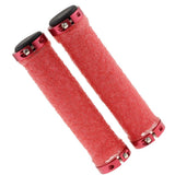 Maxbell 2x Double Locking on Handlebar Grip Protector Cover for Bike Bicycle Red