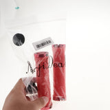 Maxbell 2x Double Locking on Handlebar Grip Protector Cover for Bike Bicycle Red