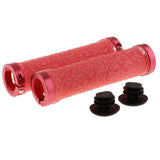 Maxbell 2x Double Locking on Handlebar Grip Protector Cover for Bike Bicycle Red