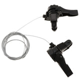 Max 1 Pair 3x5/6/7 Speed MTB Mountain Road Bike Thumb Shifter Top Mount Shifters with Inner Cable