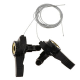 Max 1 Pair 3x5/6/7 Speed MTB Mountain Road Bike Thumb Shifter Top Mount Shifters with Inner Cable