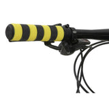 Maxbell Anti slip MTB Bicycle Bike Handlebar Grips Silicone Gel Cover Yellow + Black
