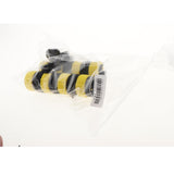 Maxbell Anti slip MTB Bicycle Bike Handlebar Grips Silicone Gel Cover Yellow + Black