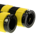 Maxbell Anti slip MTB Bicycle Bike Handlebar Grips Silicone Gel Cover Yellow + Black
