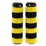 Maxbell Anti slip MTB Bicycle Bike Handlebar Grips Silicone Gel Cover Yellow + Black