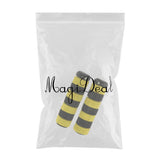 Maxbell Anti slip MTB Bicycle Bike Handlebar Grips Silicone Gel Cover Yellow + Black