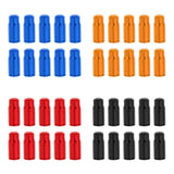 Maxbell 10 Pieces Bicycle Presta Air Valve Cap Wheel Rim Tyre Stem Dust Cover Black