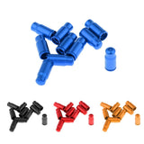 Maxbell 10 Pieces Bicycle Presta Air Valve Cap Wheel Rim Tyre Stem Dust Cover Black