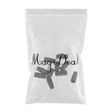 Maxbell 10 Pieces Bicycle Presta Air Valve Cap Wheel Rim Tyre Stem Dust Cover Black