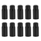 Maxbell 10 Pieces Bicycle Presta Air Valve Cap Wheel Rim Tyre Stem Dust Cover Black