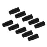 Maxbell 10 Pieces Bicycle Presta Air Valve Cap Wheel Rim Tyre Stem Dust Cover Black