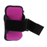 Maxbell Sport Armband Running Arm Band Pouch Holder Bag Case For Cell Phone Purple
