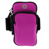 Maxbell Sport Armband Running Arm Band Pouch Holder Bag Case For Cell Phone Purple