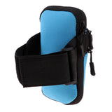 Maxbell Sport Armband Running Arm Band Pouch Holder Bag Case For Cell Phone Blue