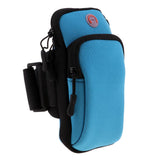 Maxbell Sport Armband Running Arm Band Pouch Holder Bag Case For Cell Phone Blue