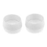 Maxbell 2PCS Bicycle Bike Holding Fixed Ring for Winding Belt Handlebar Tape White