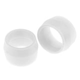 Maxbell 2PCS Bicycle Bike Holding Fixed Ring for Winding Belt Handlebar Tape White