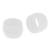 Maxbell 2PCS Bicycle Bike Holding Fixed Ring for Winding Belt Handlebar Tape White