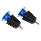 Maxbell 1 Pair Handlebar Grips Bar End Plugs Cap for MTB Road Bike Bicycle Blue
