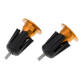 Maxbell 1 Pair Handlebar Grips Bar End Plugs Cap for MTB Road Bike Bicycle Yellow