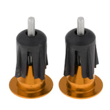 Maxbell 1 Pair Handlebar Grips Bar End Plugs Cap for MTB Road Bike Bicycle Yellow